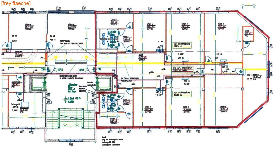 Grundriss Plan Top 13 +14